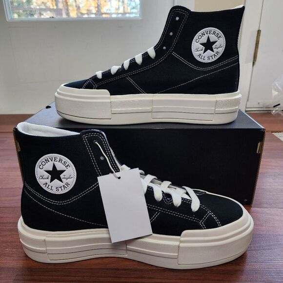 Converse Chuck Taylor Black Cruise Hightop Sneakers 12/11 NIB - Picture 3 of 12